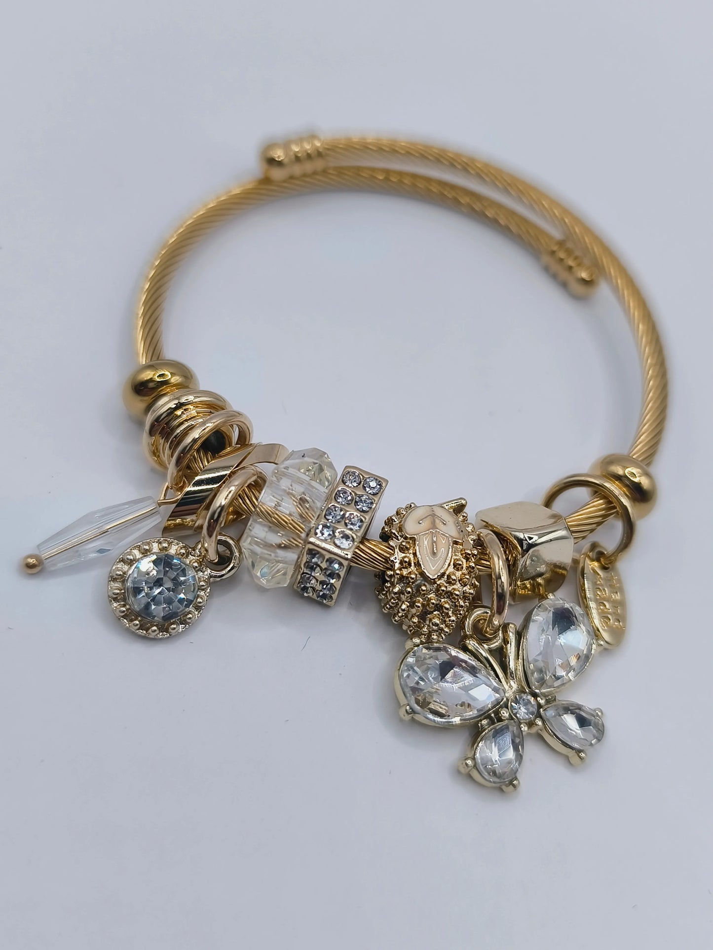 Bracelet femme pendentif papillon #13