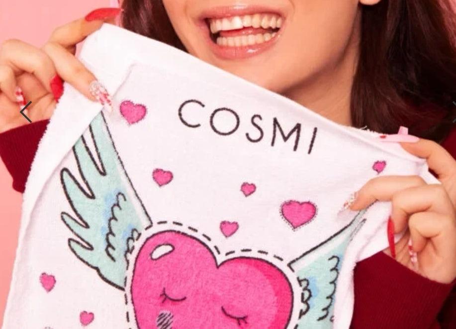 Serviette magique compressé - Coeur - Cosmi premium - Le monde d'Ela